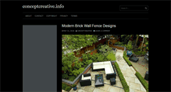 Desktop Screenshot of conceptcreative.info
