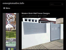 Tablet Screenshot of conceptcreative.info