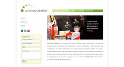 Desktop Screenshot of conceptcreative.net